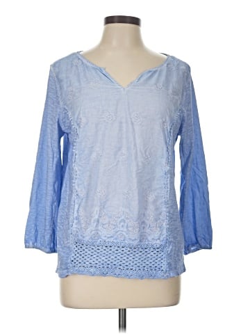 New Directions 3/4 Sleeve Blouse (view 1)