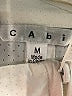 CAbi 100% Polyester White Raincoat Size M - photo 6
