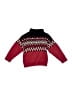 Baby Gap 100% Cotton Chevron-herringbone Red Pullover Sweater Size 4 - photo 2