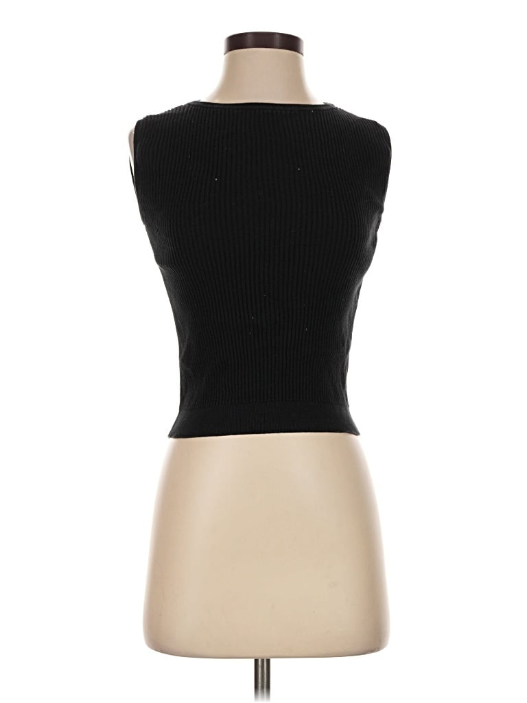 Pre-owned Uniqlo Sweater Vest In Black