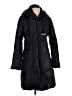 Elie Tahari Solid Black Coat Size S - photo 1