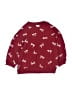 H&M Print Burgundy Sweatshirt 9-12 MO / 12 MO - photo 1
