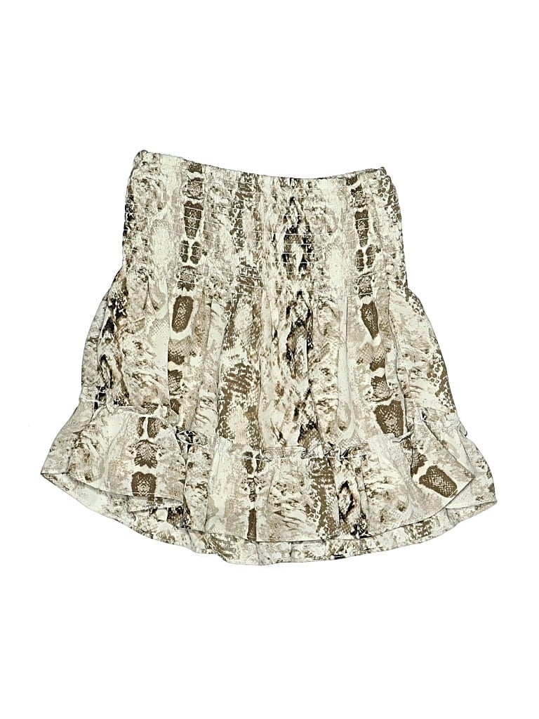 Pre-owned Aqua Kids' Skirt In Ivory