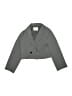 Zara 100% Polyester Chevron-herringbone Gray Blazer Size 8 - 9 - photo 1