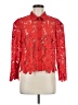Milly 100% Polyester Red 3/4 Sleeve Blouse Size M - photo 1