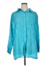 Venus 100% Polyester Teal 3/4 Sleeve Blouse Size XL - photo 1