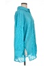 Venus 100% Polyester Teal 3/4 Sleeve Blouse Size XL - photo 4