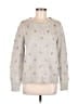 Banana Republic Stars Silver Wool Pullover Sweater Size M - photo 1