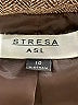 Stresa ASL Tweed Brown Blazer Size 10 - photo 6