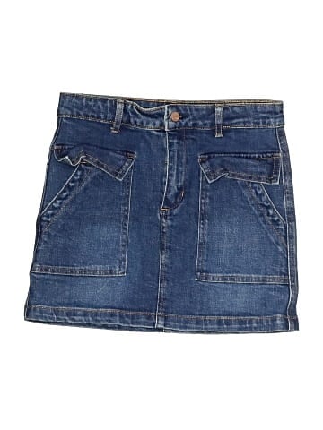 Tractr Denim Skirt (view 1)