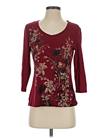 Karen Scott 3/4 Sleeve T-Shirt (view 1)
