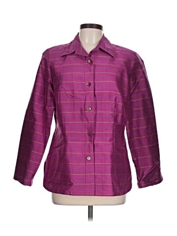Nina Mclemore 3/4 Sleeve Button-Down Shirt (view 1)