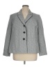 Jones Studio 100% Polyester Houndstooth Gray Blazer Size 16 - photo 1