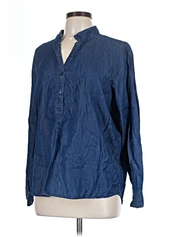 Bandolino Long Sleeve Button-Down Shirt (view 2)