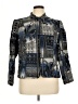 DressBarn 100% Polyester Graphic Blue Jacket Size XL - photo 1