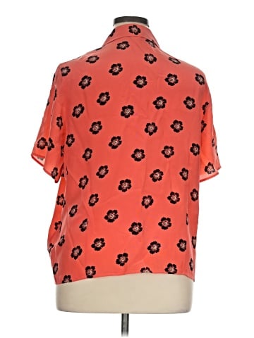 Casual Corner Annex Short Sleeve Silk Top (view 2)