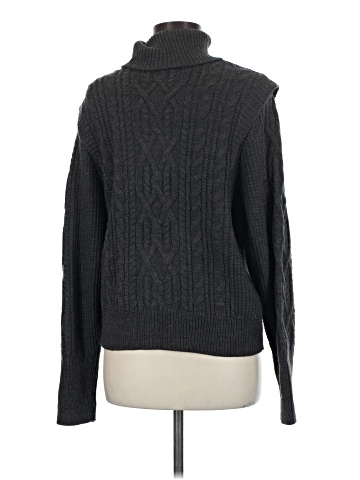 Skull Cashmere Turtleneck Sweater (view 2)