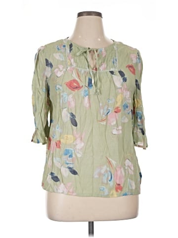 Sharagano 3/4 Sleeve Blouse (view 1)