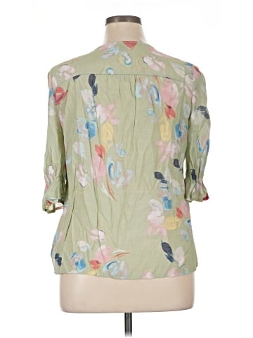 Sharagano 3/4 Sleeve Blouse (view 2)