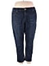 Melissa McCarthy Seven7 Solid Blue Jeans Size 24 - photo 1