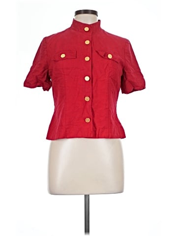 Liz Claiborne Short Sleeve Silk Top (view 1)