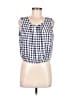 Laura Ashley Blue Sleeveless Blouse Size M - photo 1