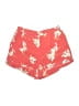 Volcom Floral Red Shorts Size 10 - photo 1