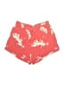 Volcom Floral Red Shorts Size 10 - photo 2