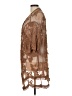 Sundance 100% Nylon Print Tan Brown Kimono Size L - photo 5