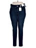 a.n.a. A New Approach Solid Blue Jeans Size 16W - photo 1