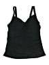L.L.Bean Solid Black Swimsuit Top Size 14R - photo 1