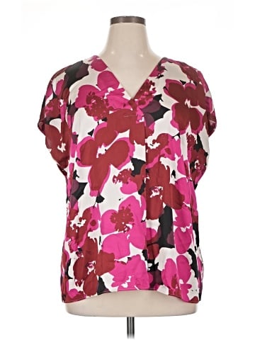 Worthington Short Sleeve Blouse (view 1)