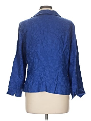 Evan Picone 3/4 Sleeve Button-Down Shirt (view 2)