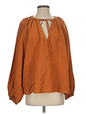 Closed Long Sleeve Blouse (view 1)
