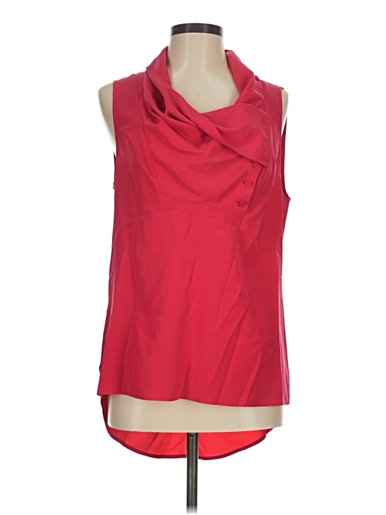 Pre-owned Bcbgmaxazria Sleeveless T-shirt In Red
