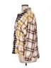 No Comment Color Block Tan Yellow Long Sleeve Blouse Size XL - photo 5