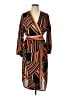 Zara Basic Print Orange Casual Dress Size L - photo 1