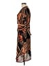 Zara Basic Print Orange Casual Dress Size L - photo 5