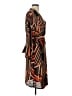 Zara Basic Print Orange Casual Dress Size L - photo 4