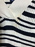 Basic Editions 100% Cotton Stripes Ivory Pullover Sweater Size XL - photo 3