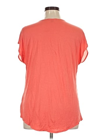 INC International Concepts Short Sleeve Blouse (view 2)
