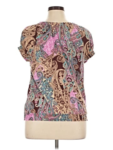 Chaps Short Sleeve Blouse (view 2)