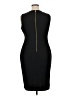 DKNY Solid Black Cocktail Dress Size 14 - photo 2
