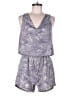 Akira Chevron-herringbone Purple Romper Size M - photo 1