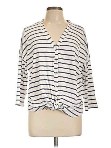 Bobeau 3/4 Sleeve Blouse (view 1)
