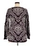 Charter Club Paisley Purple Pullover Sweater Size XL - photo 2