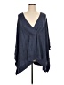 Marla Wynne Blue Poncho Size 1X - photo 1