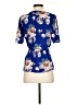 Sienna Sky Blue Short Sleeve Blouse Size S - photo 2