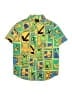 Minecraft 100% Cotton Print Yellow Short Sleeve Button-Down Shirt Size S (kids) - photo 1