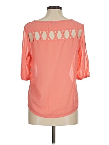 Charlotte Russe Short Sleeve Blouse (view 2)